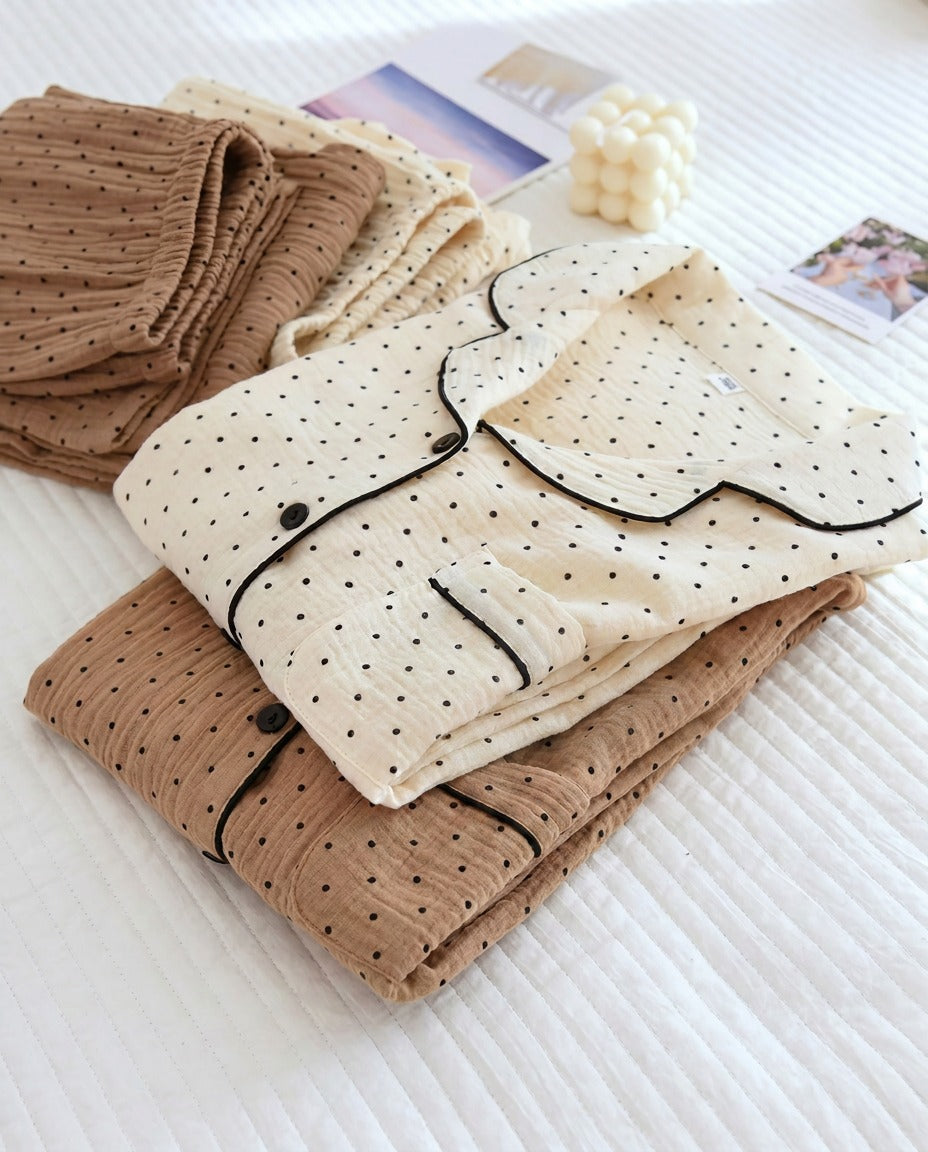 The Muslin Dot - 100% Muslin Cotton Pajama