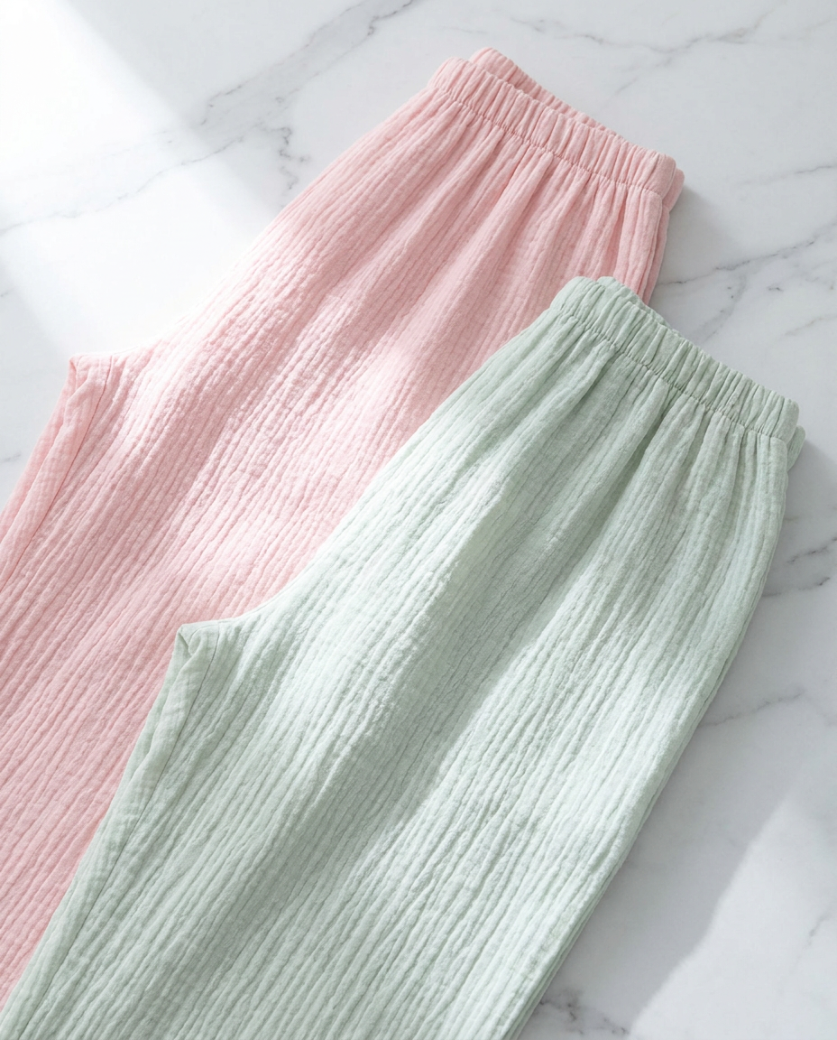 The Long Sleeve - 100% Muslin Cotton Pajama