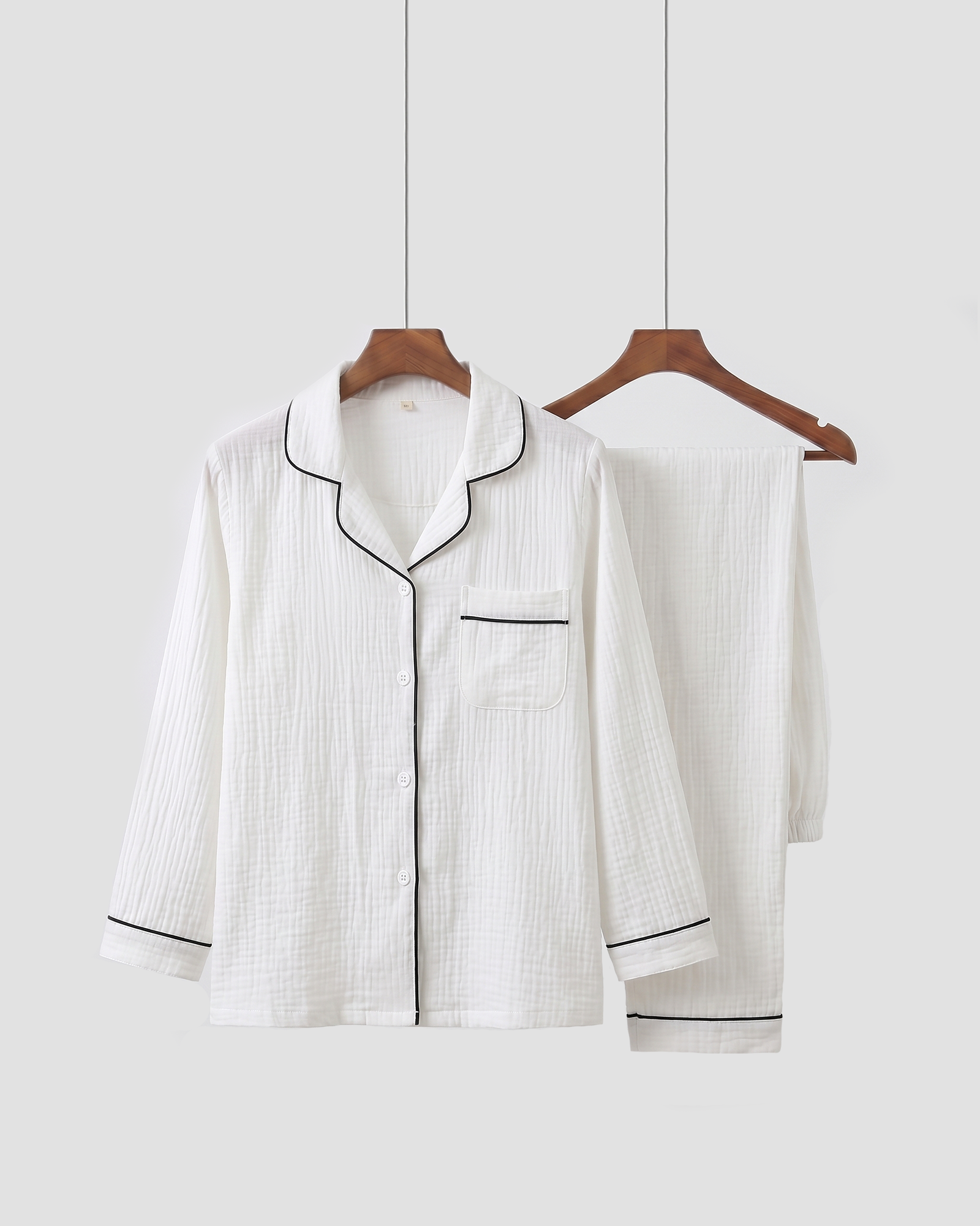The Long Sleeve - 100% Muslin Cotton Pajama