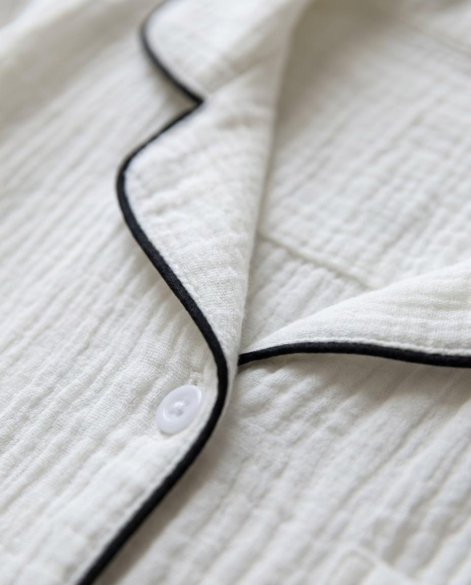 The Long Sleeve - 100% Muslin Cotton Pajama