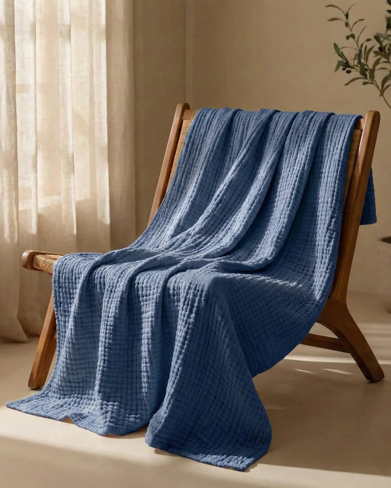 The Monogrammed Blanket - 100% Muslin Cotton