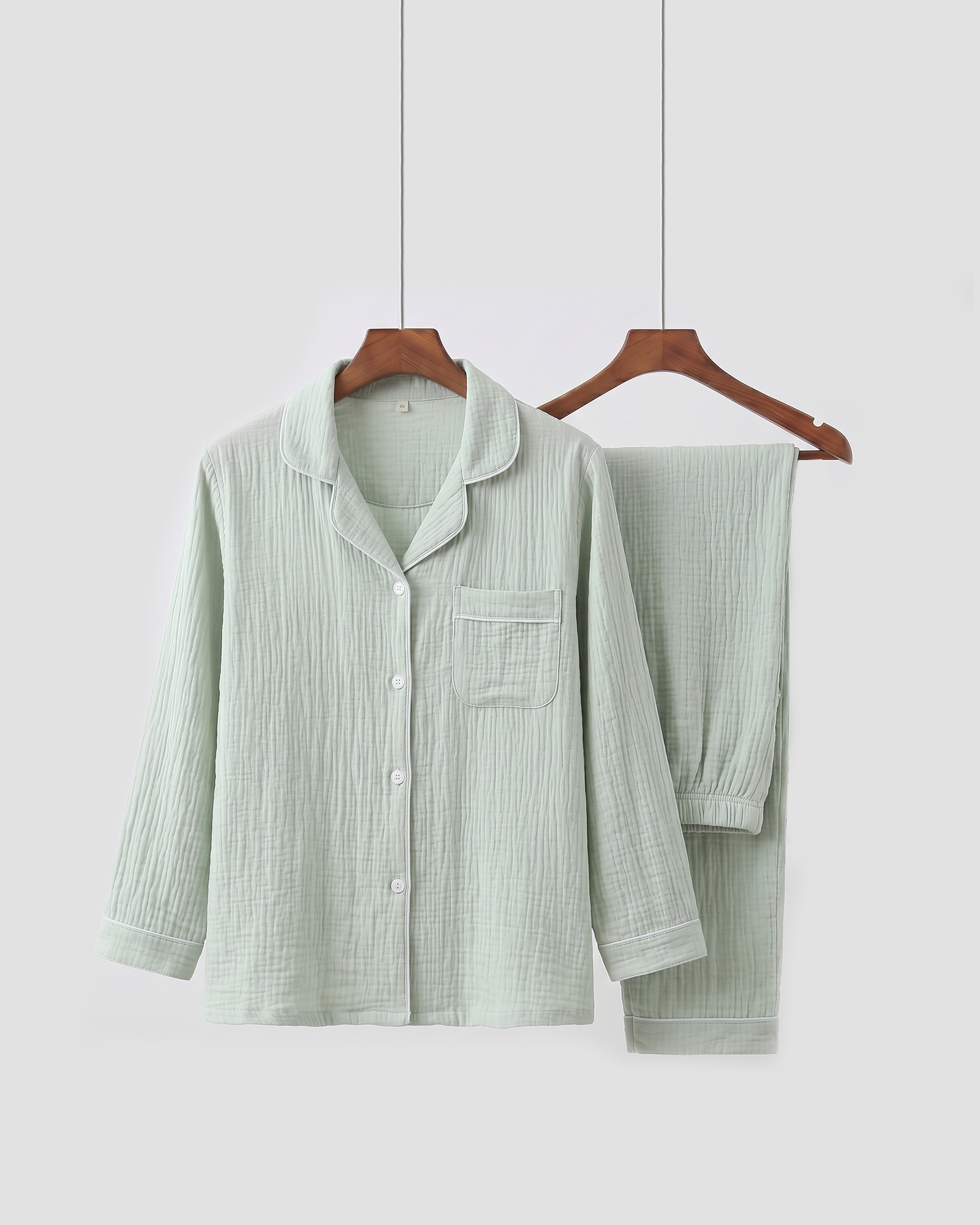 The Long Sleeve - 100% Muslin Cotton Pajama