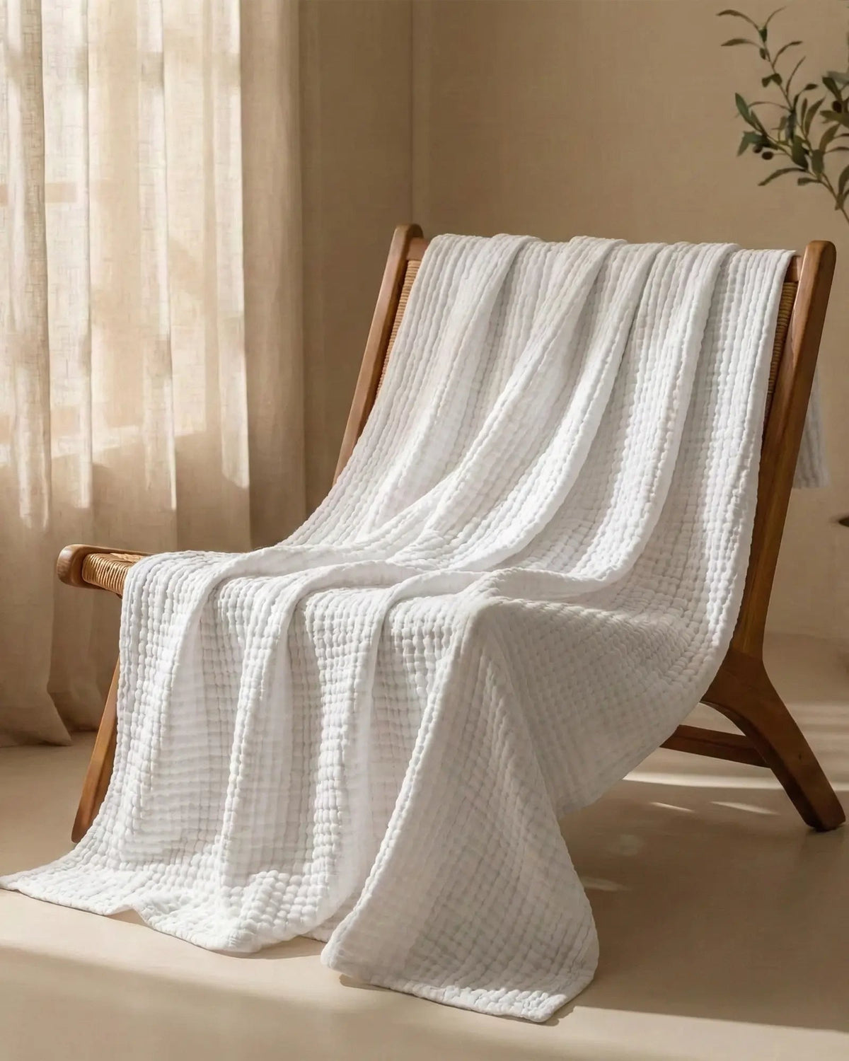 The Monogrammed Blanket - 100% Muslin Cotton