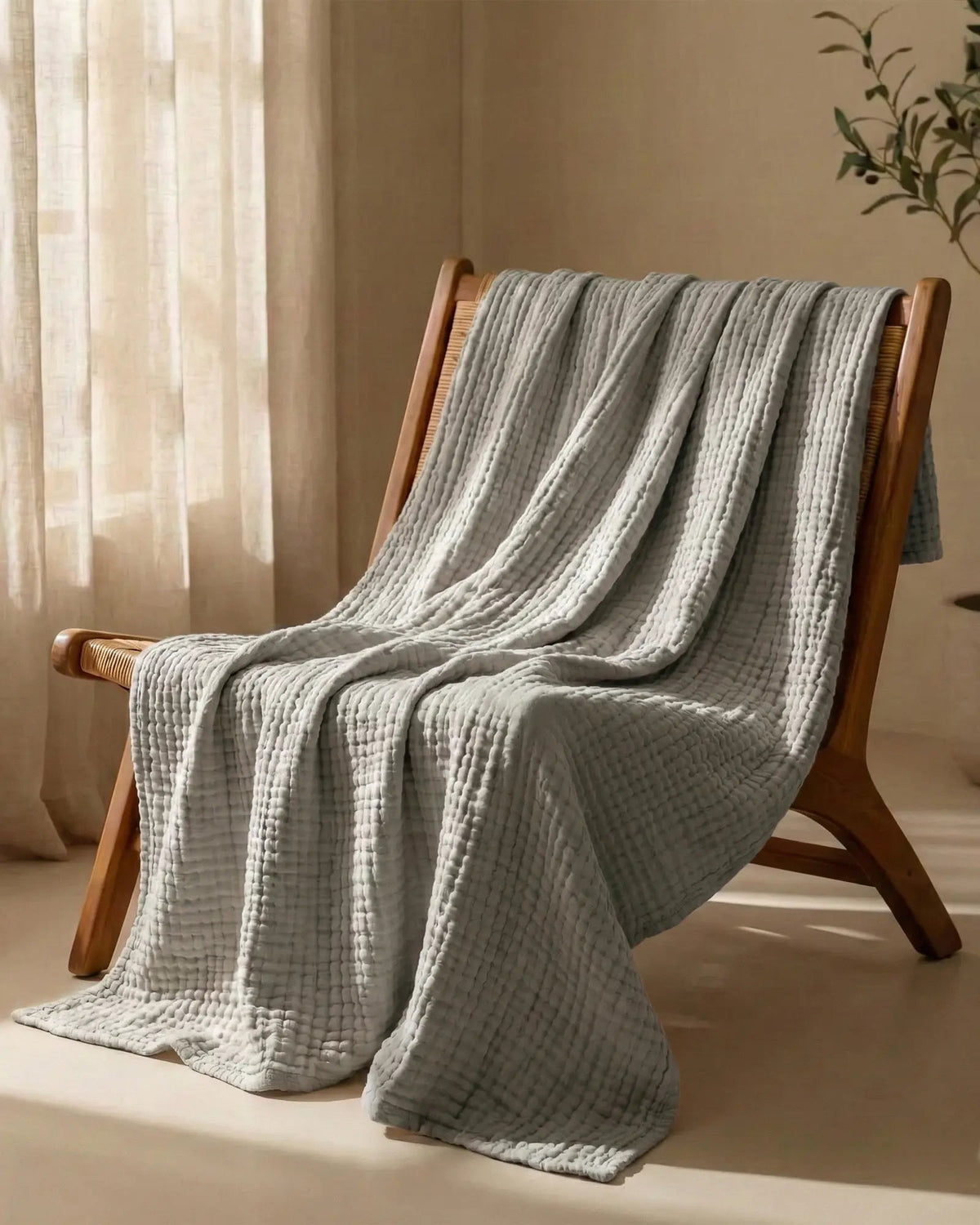 The Monogrammed Blanket - 100% Muslin Cotton