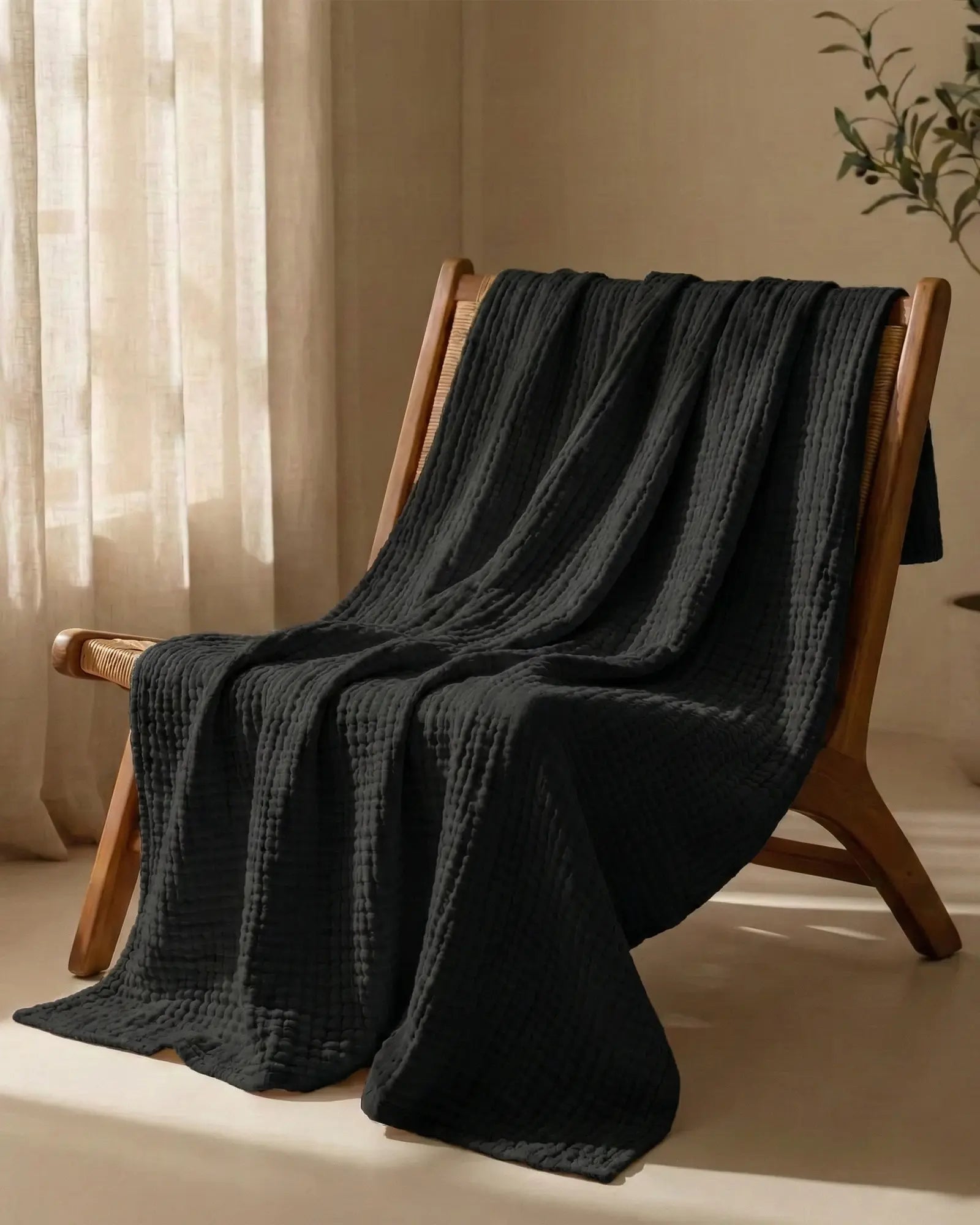 The Monogrammed Blanket - 100% Muslin Cotton