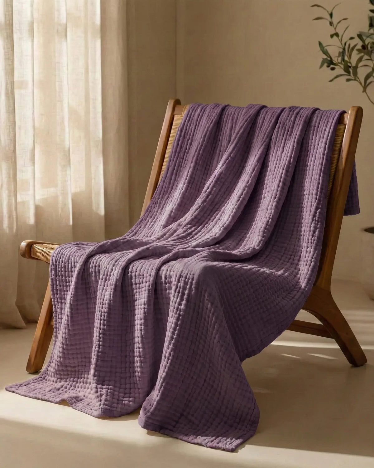 The Monogrammed Blanket - 100% Muslin Cotton
