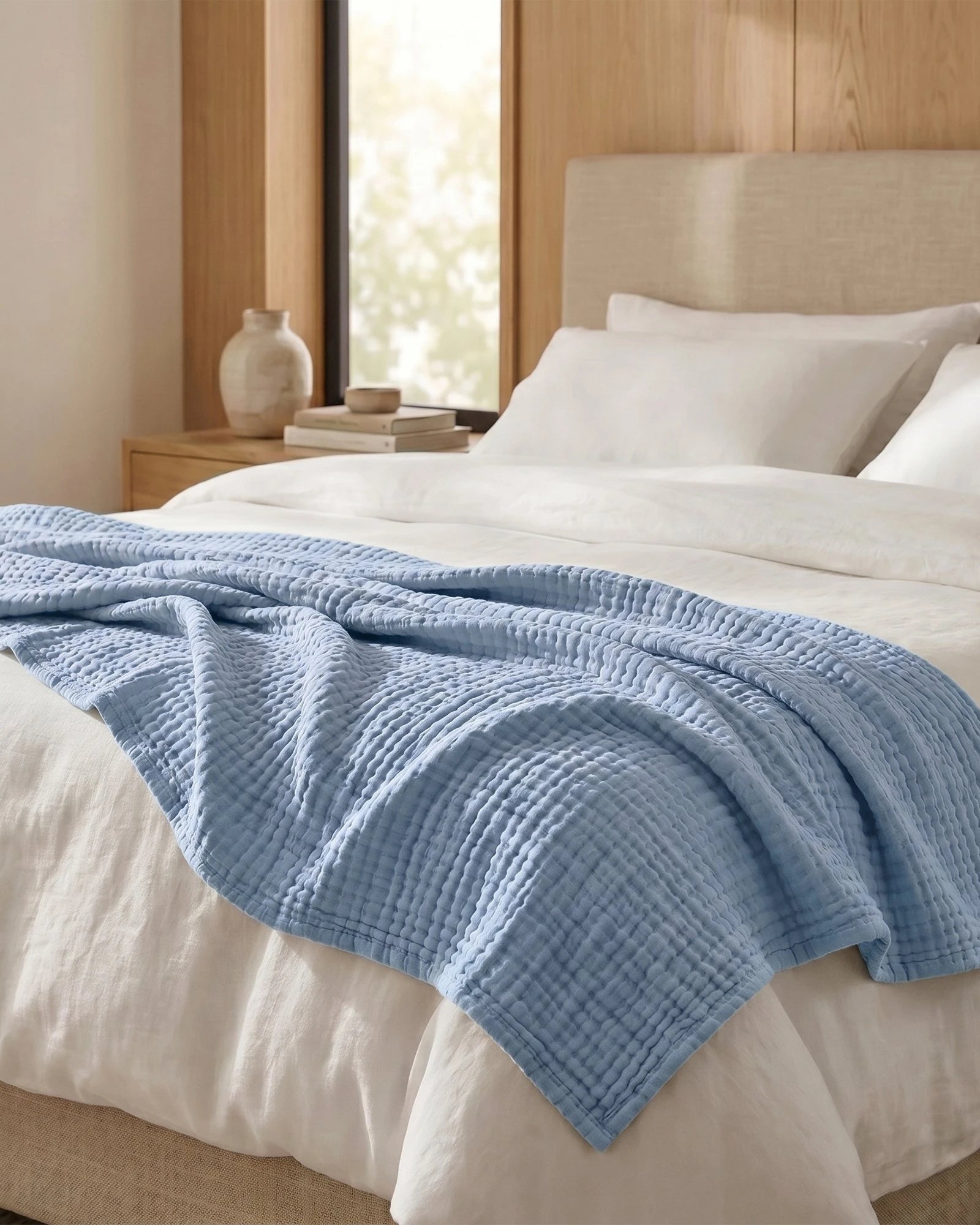 The Monogrammed Blanket - 100% Muslin Cotton