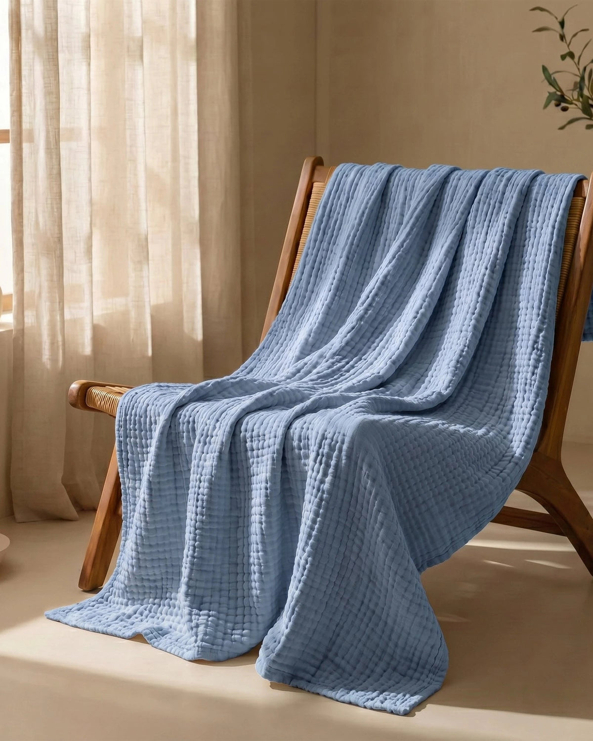 The Monogrammed Blanket - 100% Muslin Cotton