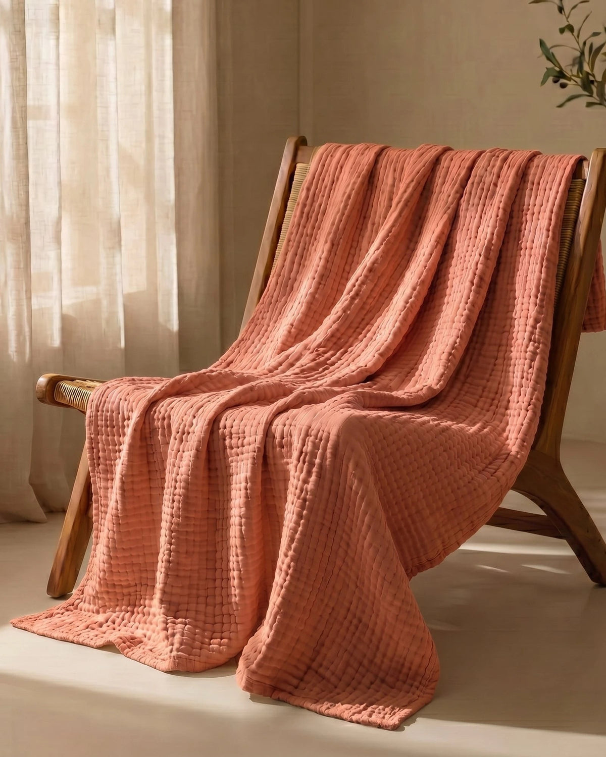 The Monogrammed Blanket - 100% Muslin Cotton