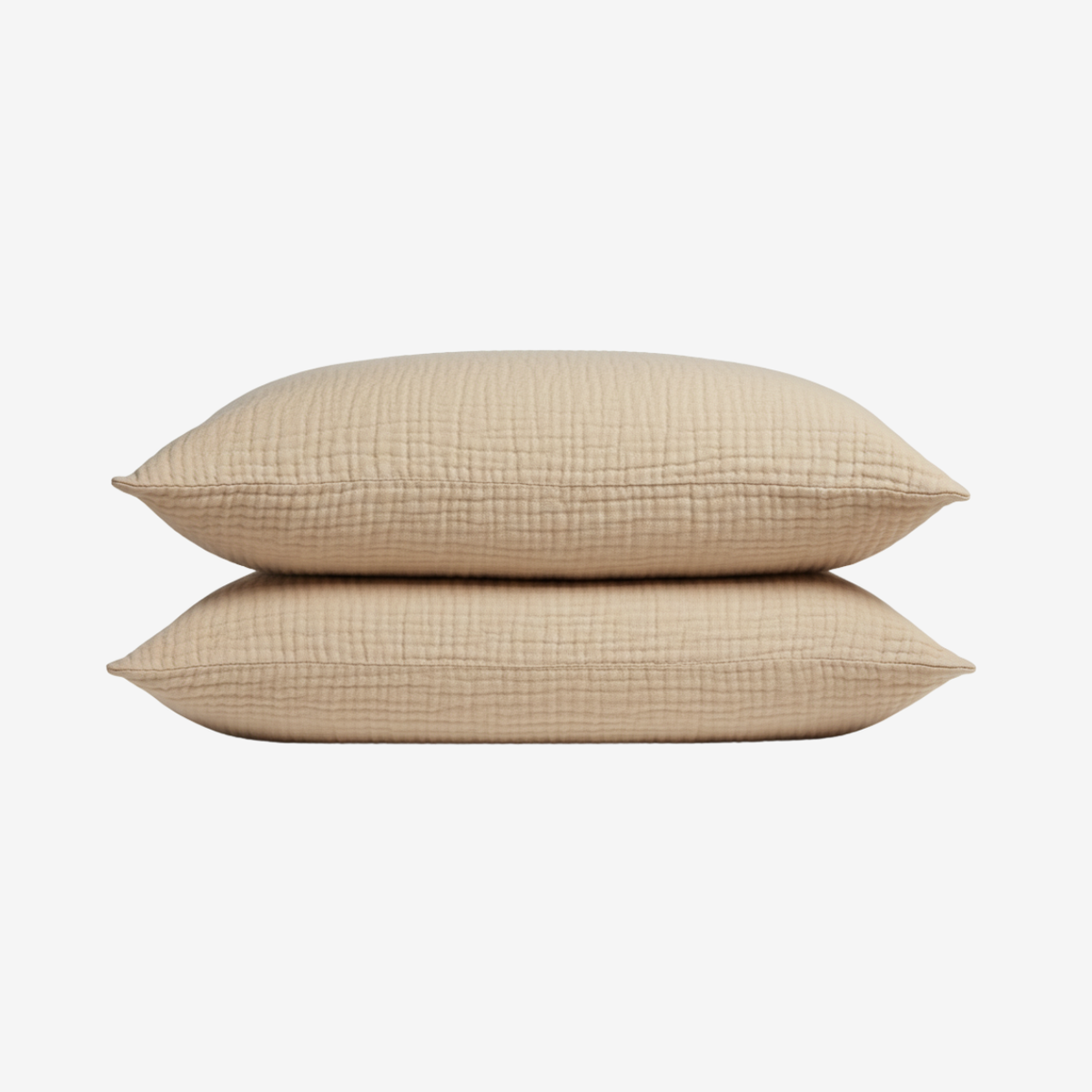 Muslin Cotton Pillowcase Set (2 Pcs)