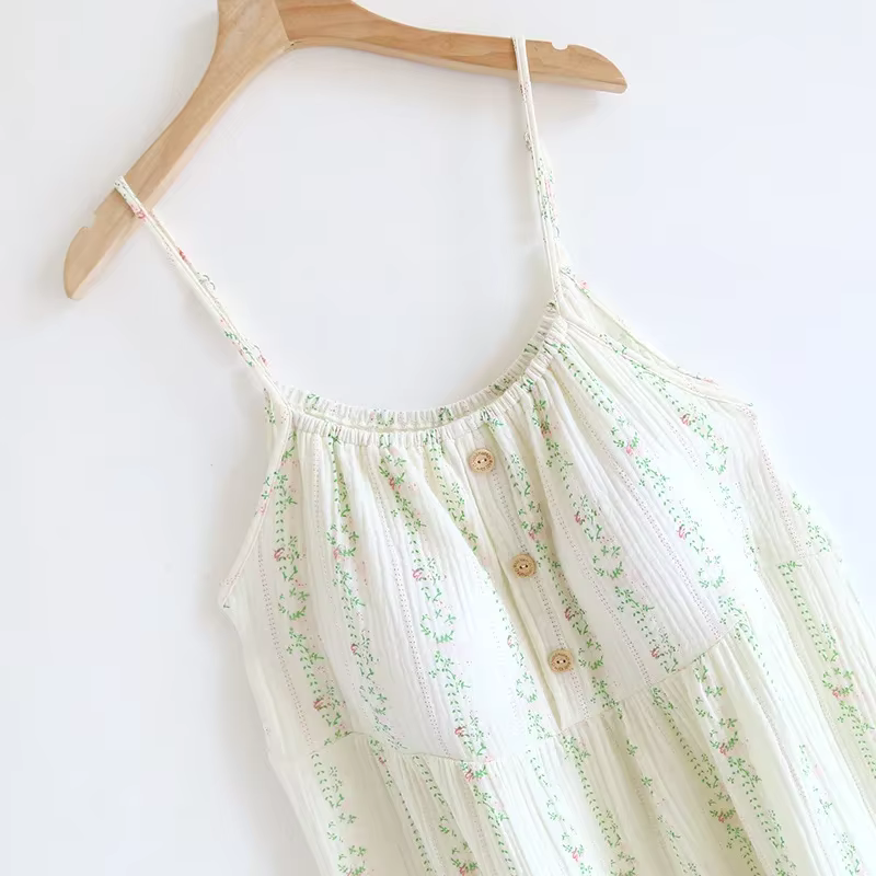 The Bloom Nightgown - 100% Muslin Cotton