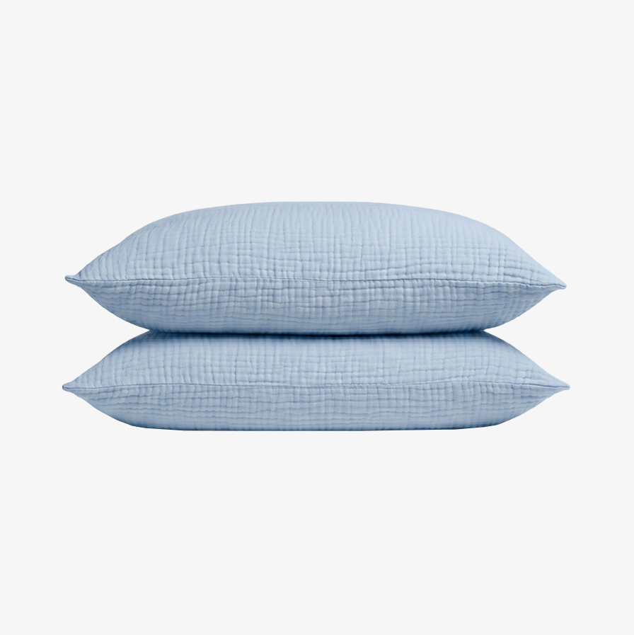 Muslin Cotton Pillowcase Set (2 Pcs)