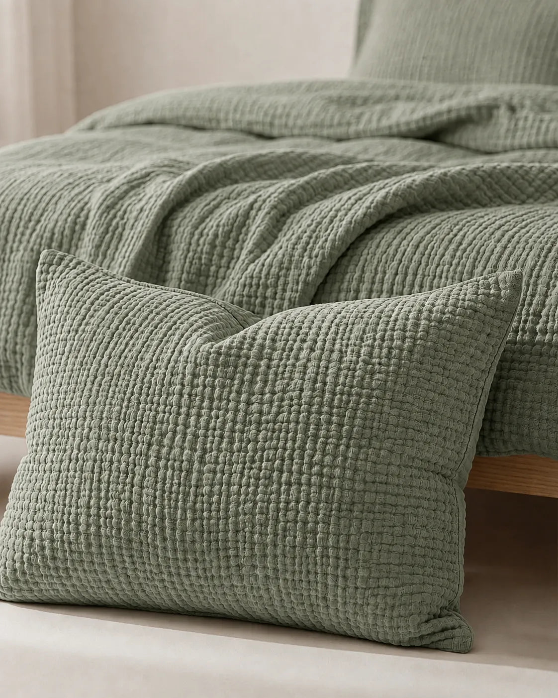 Muslin Cotton Bed Set - 100% Pure Muslin Cotton (2-Pc)