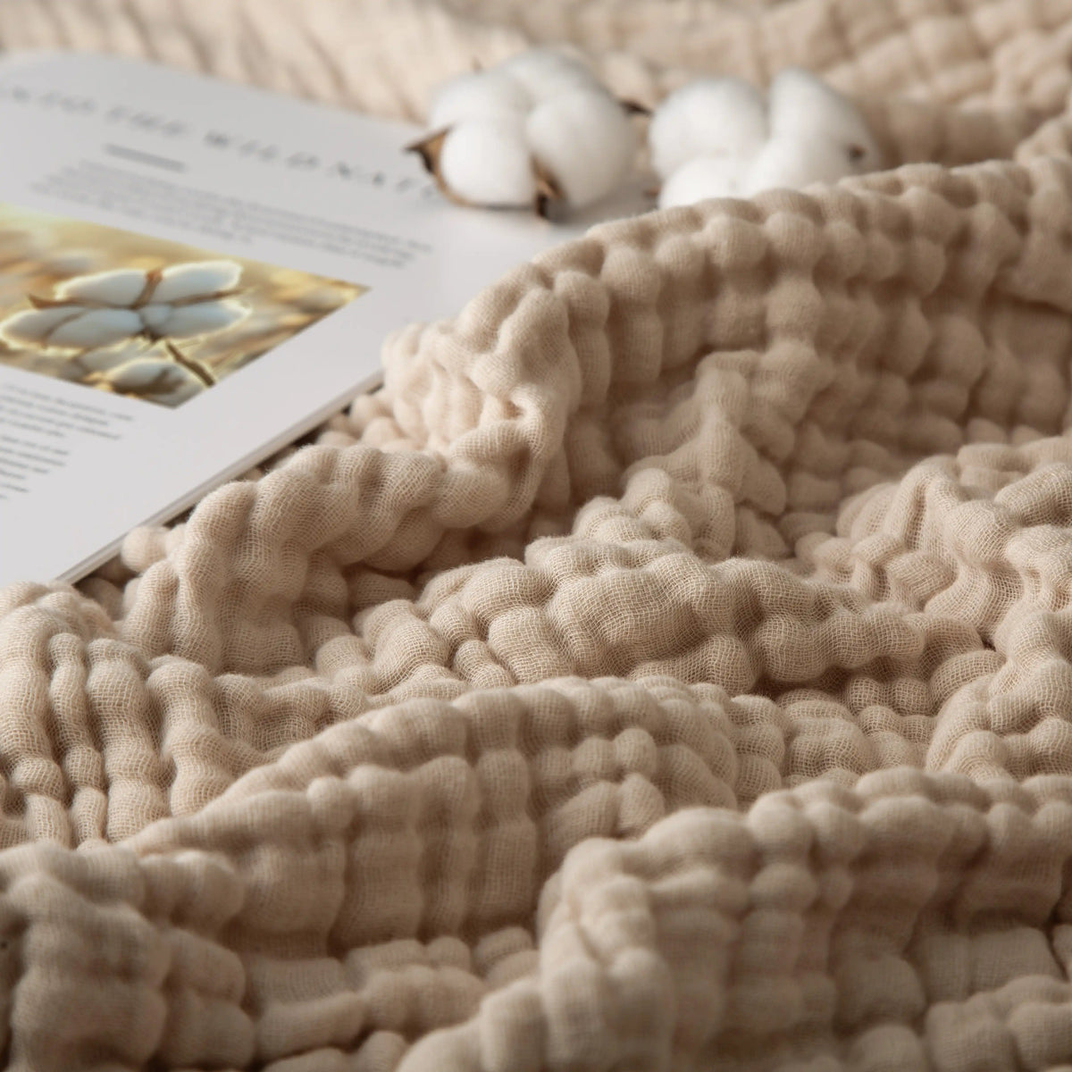 Muslin Cotton Pillowcase Set (2 Pcs)