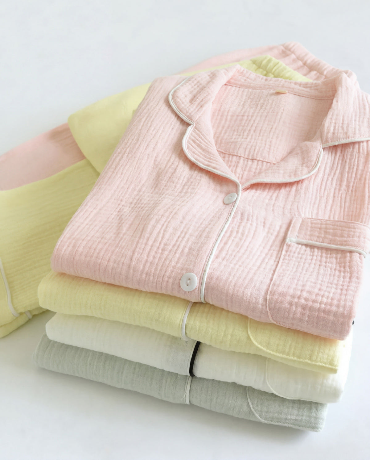 The Long Sleeve - 100% Muslin Cotton Pajama