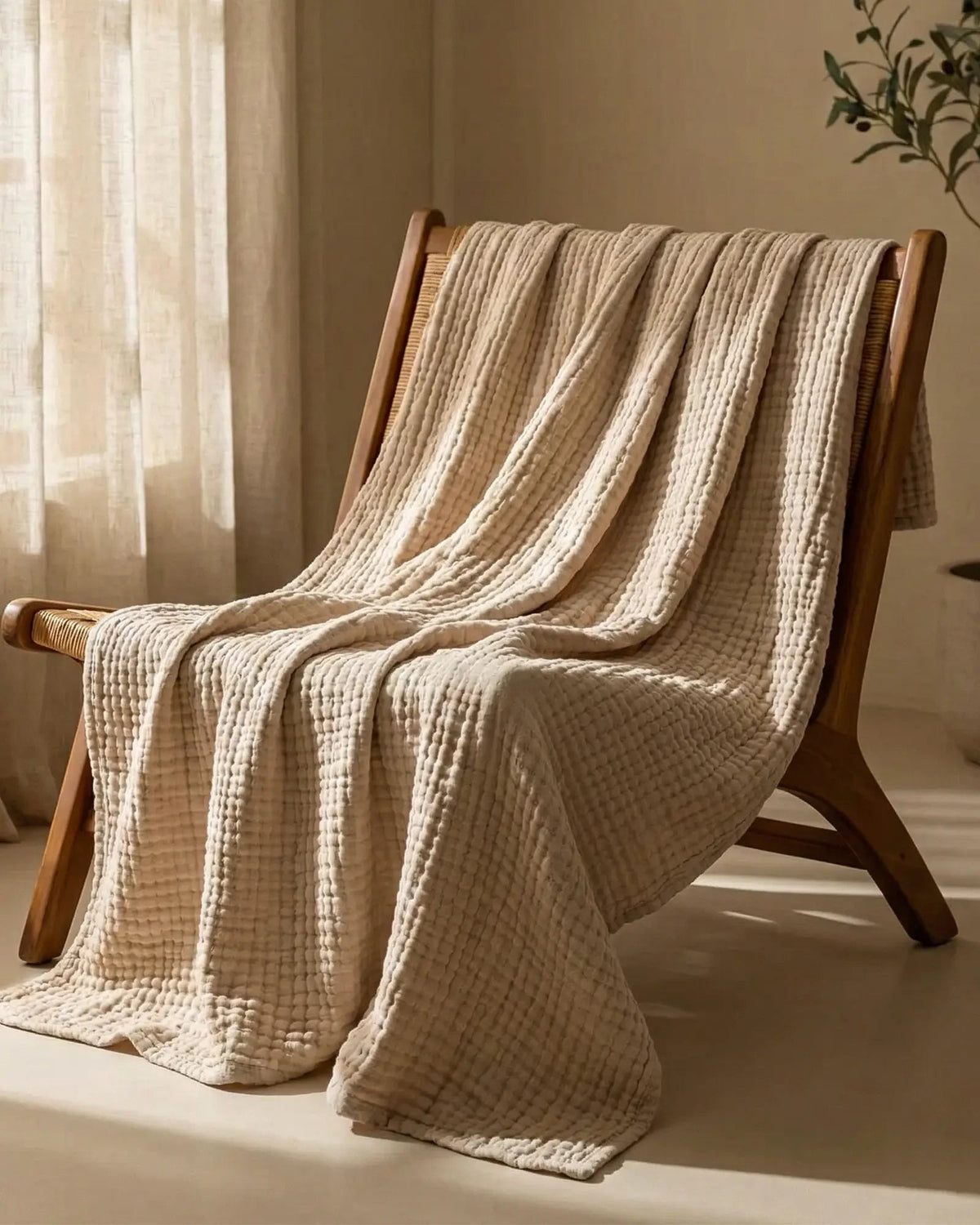 The Monogrammed Blanket - 100% Muslin Cotton