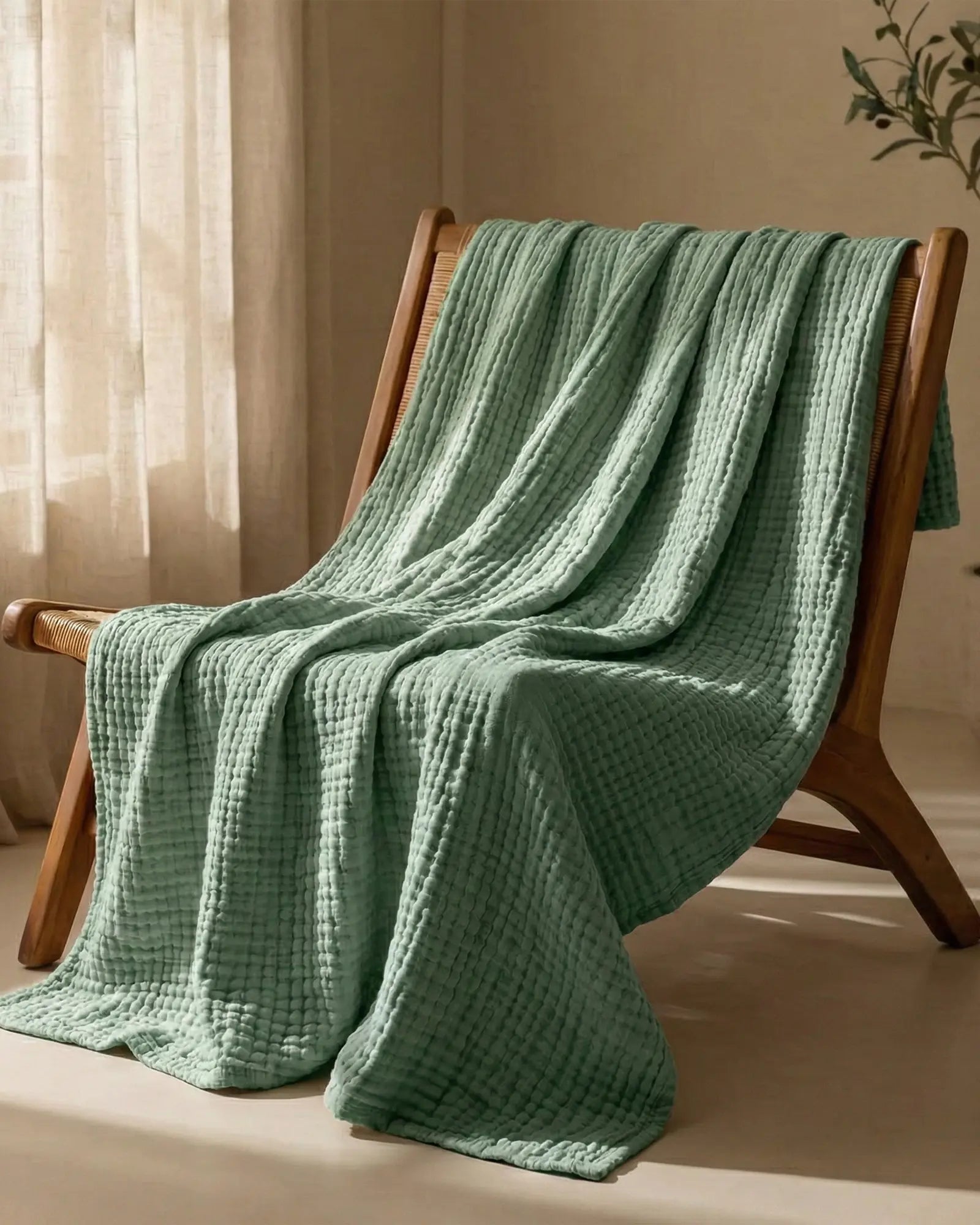 The Monogrammed Blanket - 100% Muslin Cotton