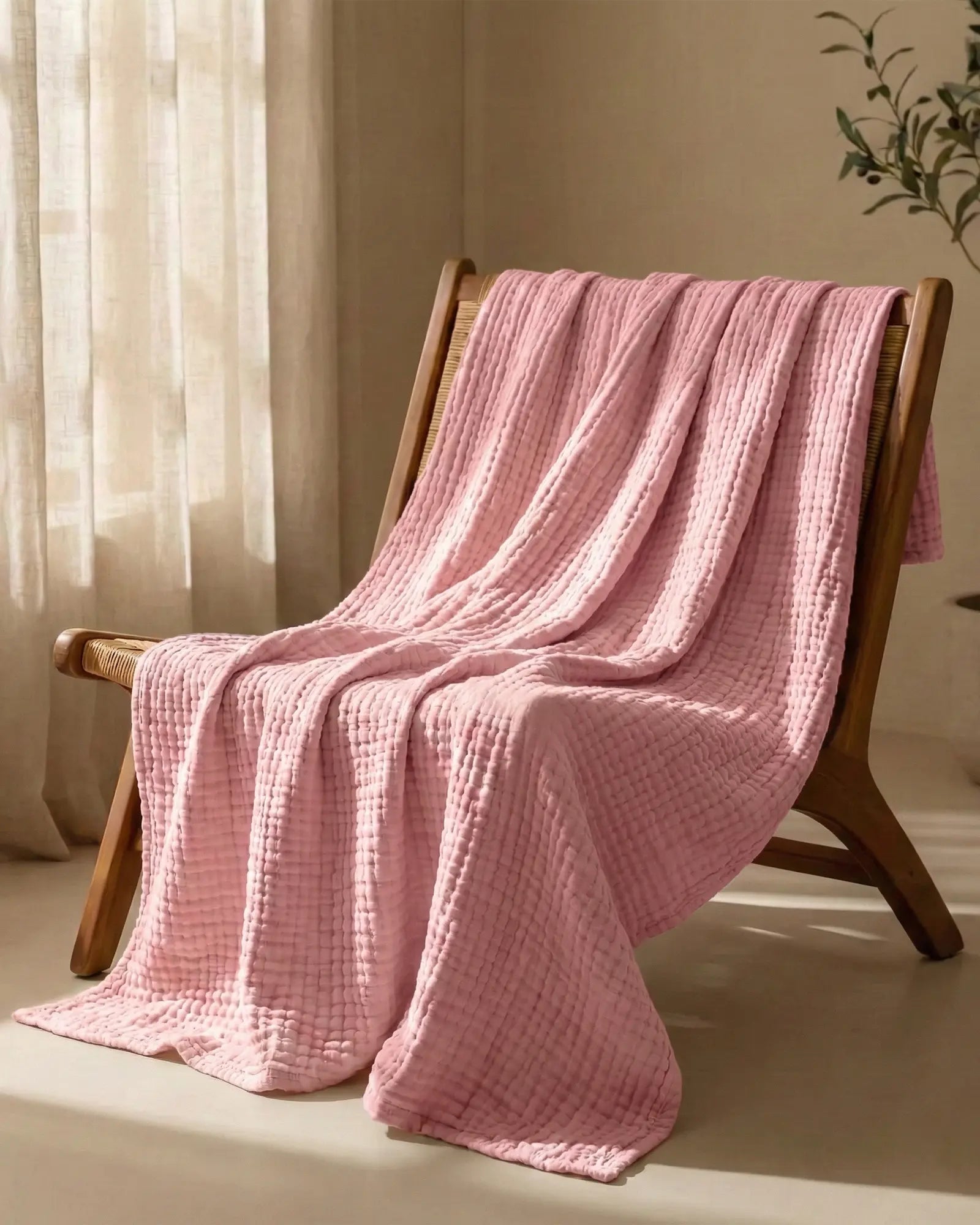The Monogrammed Blanket - 100% Muslin Cotton