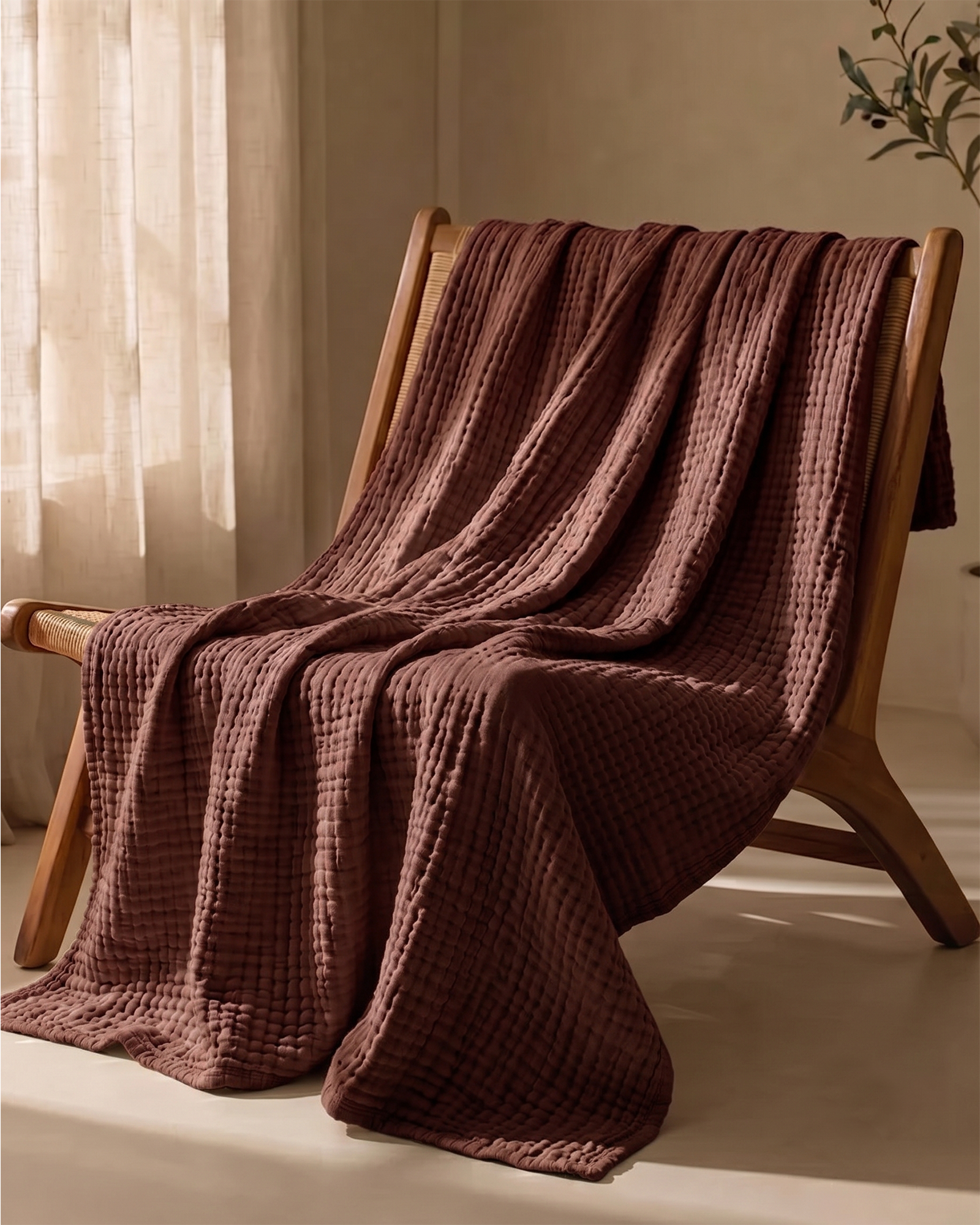 The Monogrammed Blanket - 100% Muslin Cotton