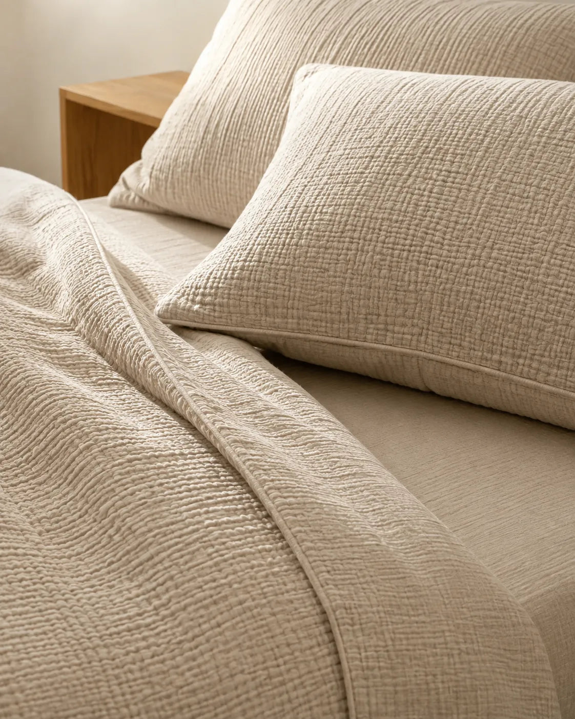 Muslin Cotton Bed Set - 100% Pure Muslin Cotton (2-Pc)