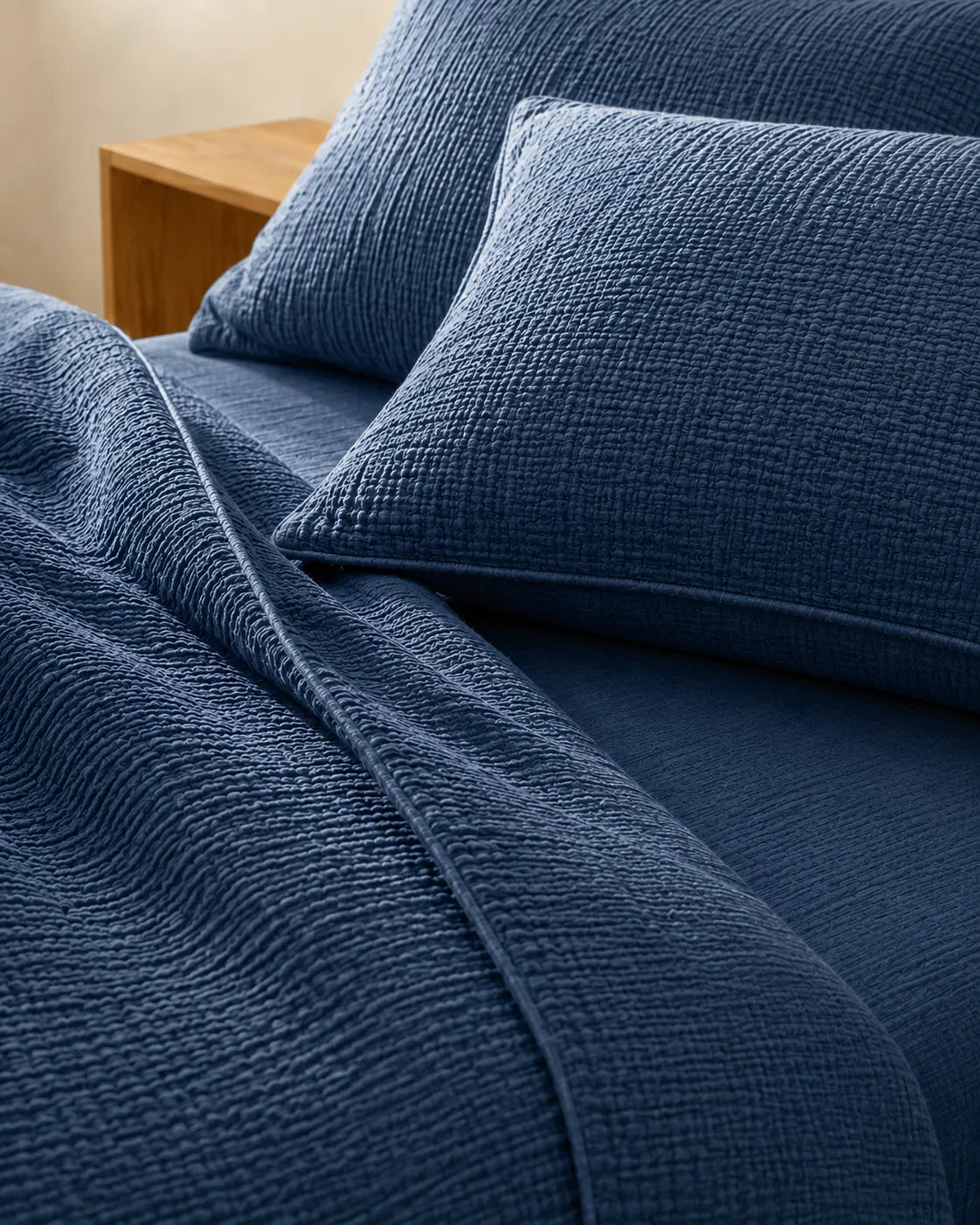 Muslin Cotton Bed Set - 100% Pure Muslin Cotton (2-Pc)