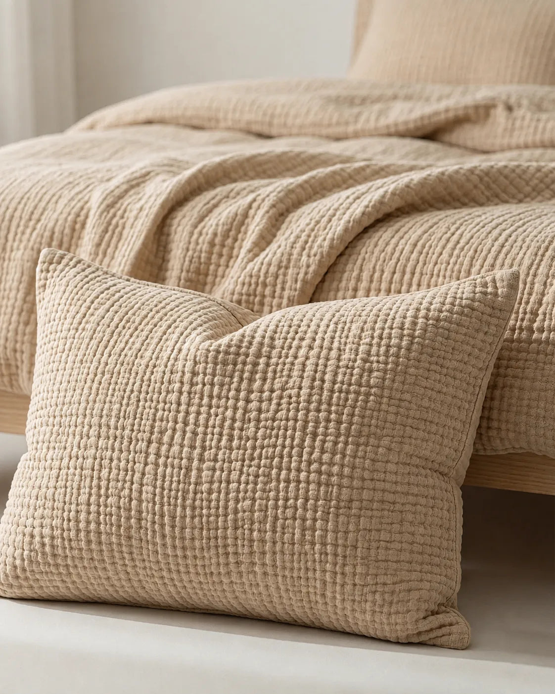 Muslin Cotton Bed Set - 100% Pure Muslin Cotton (2-Pc)