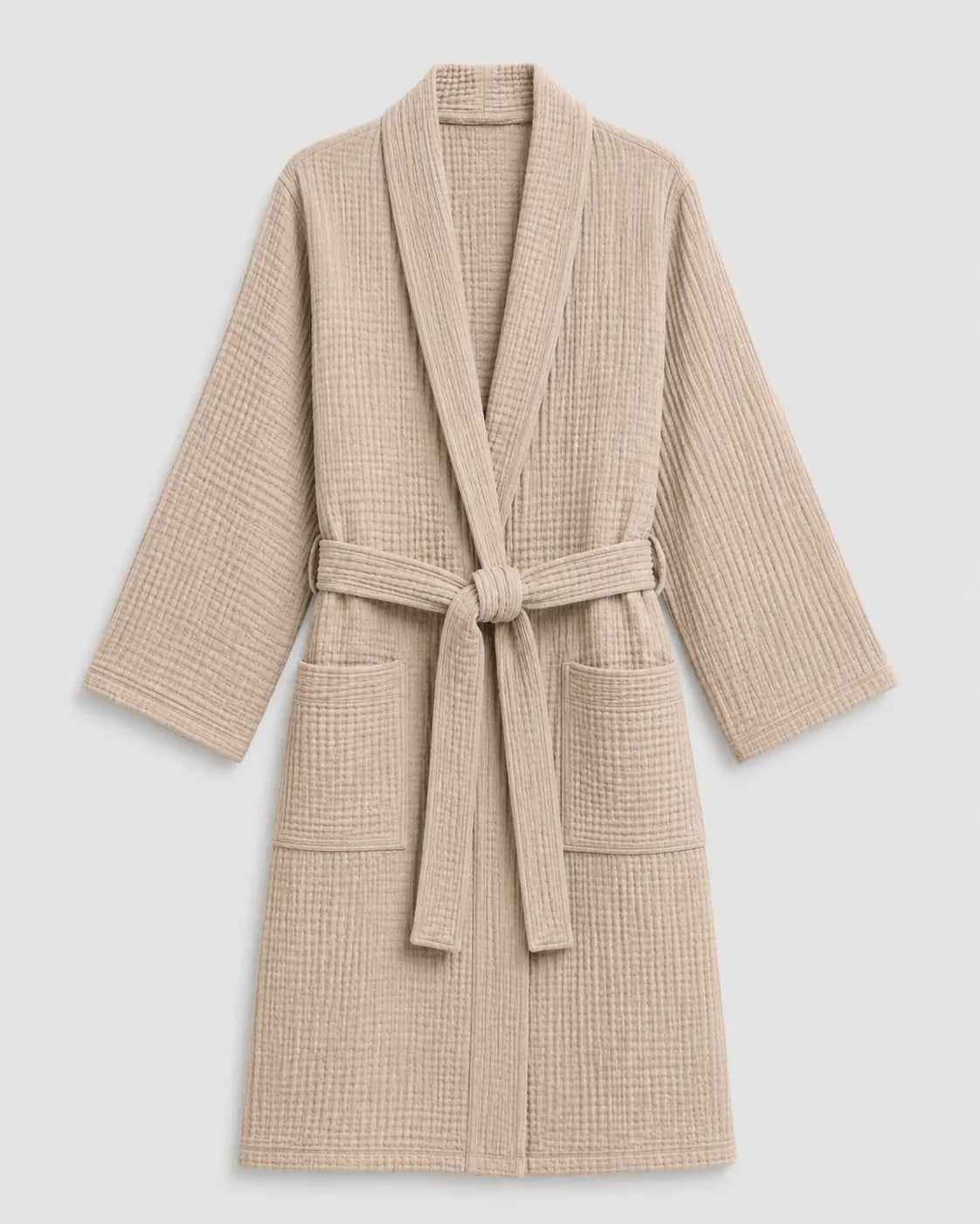 The Four-Seasons Bathrobe - 100% Muslin Cotton