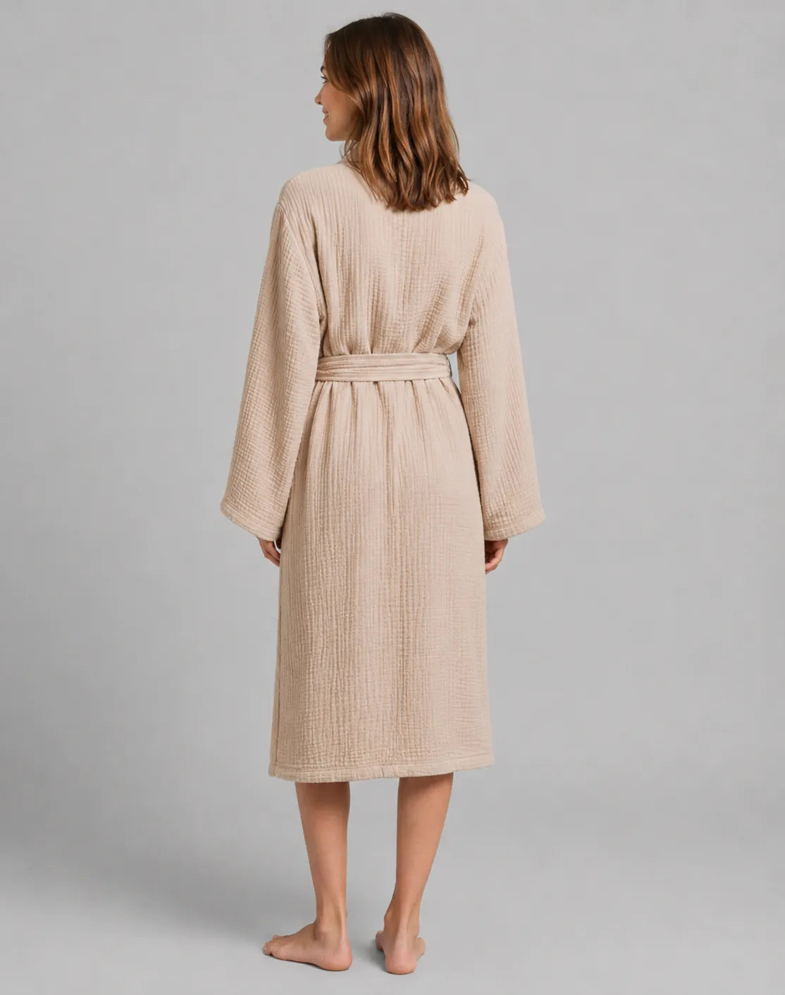The All-Season Bathrobe - 100% Muslin Cotton