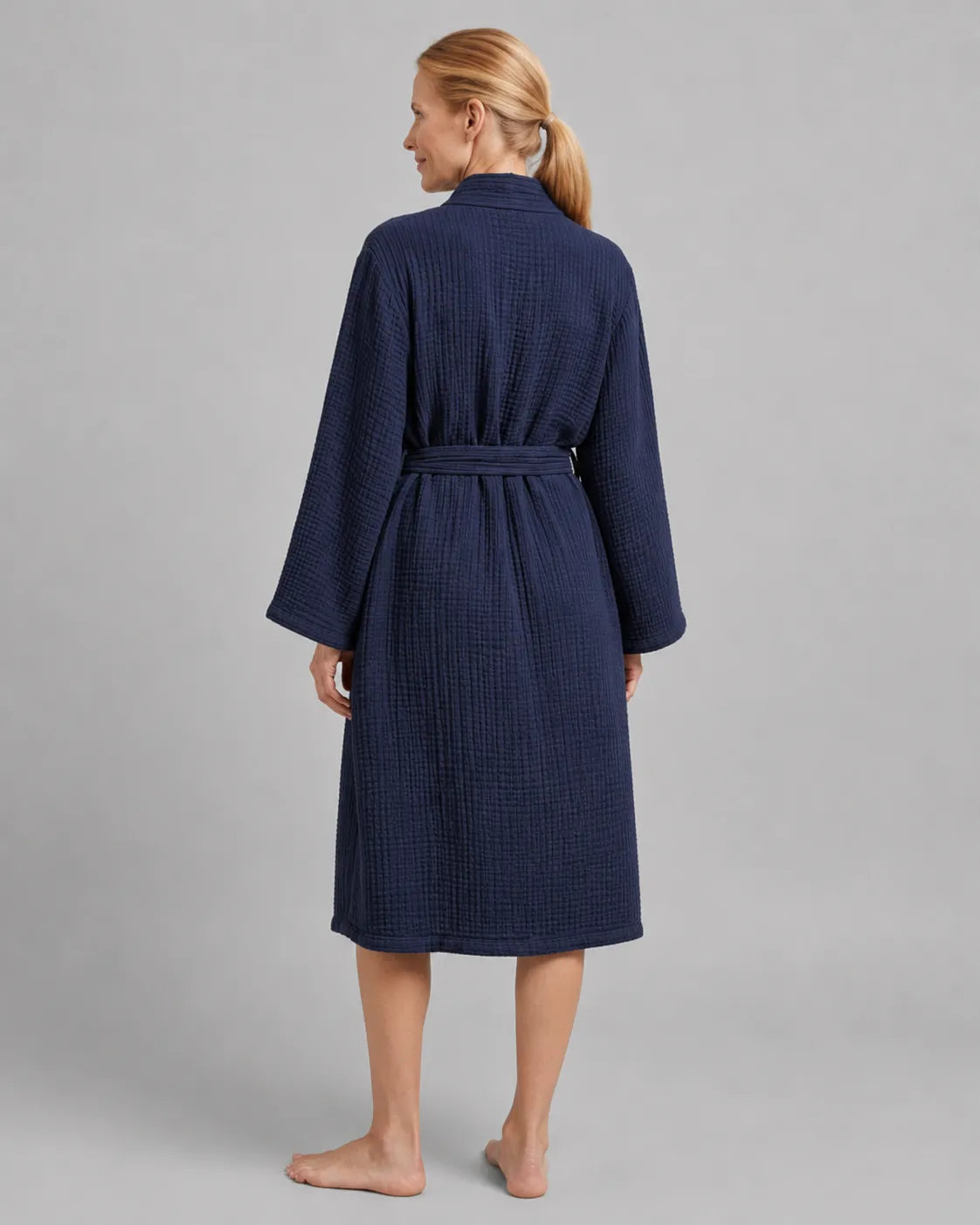 The All-Season Bathrobe - 100% Muslin Cotton