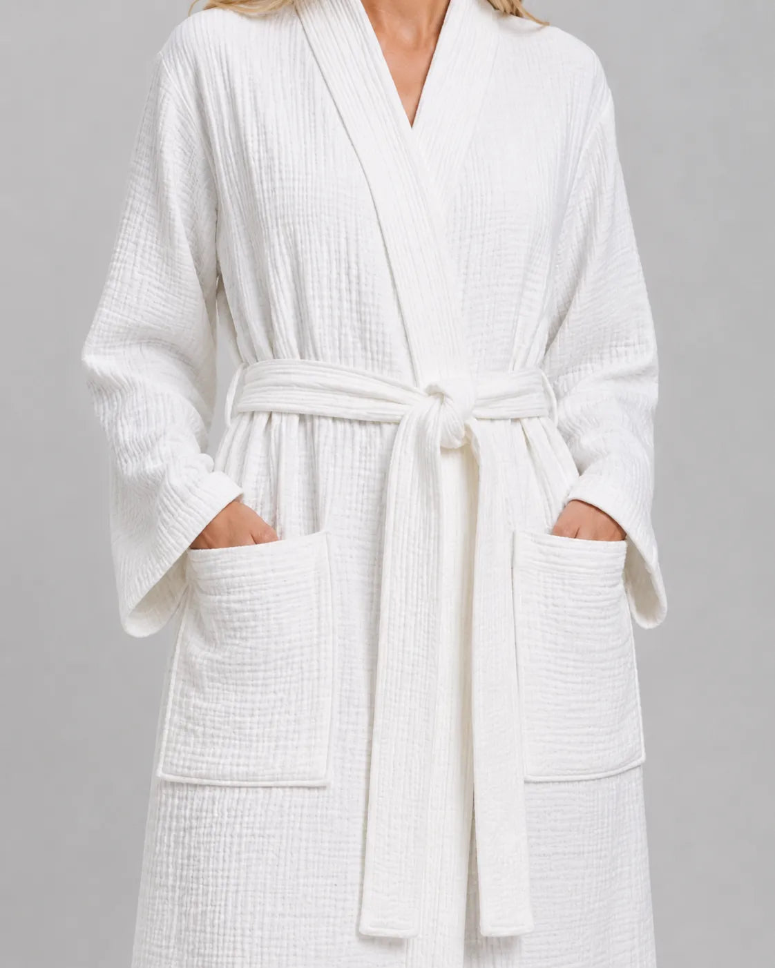 The All-Season Bathrobe - 100% Muslin Cotton