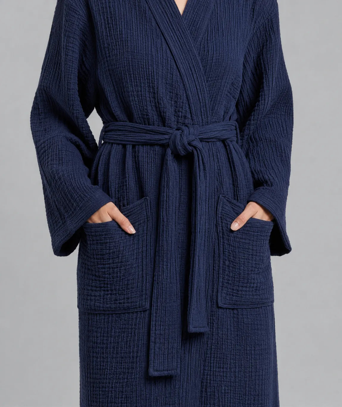The All-Season Bathrobe - 100% Muslin Cotton