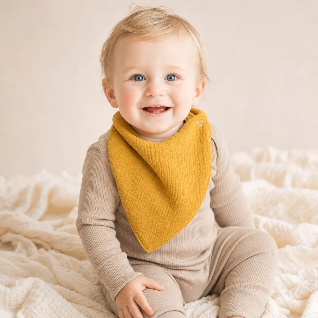 The Muslin Baby Bibs