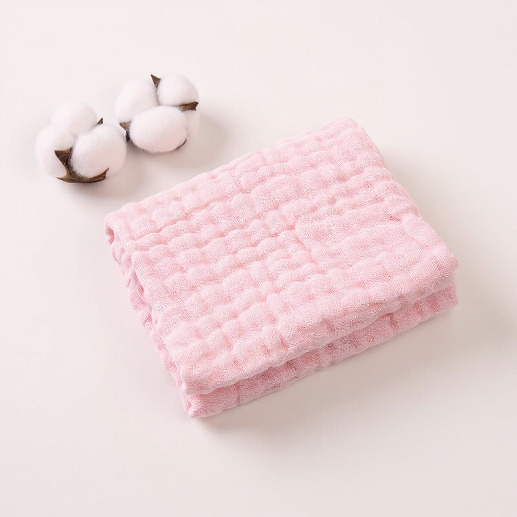 Muslin Cotton Face Towels (6 Pcs)
