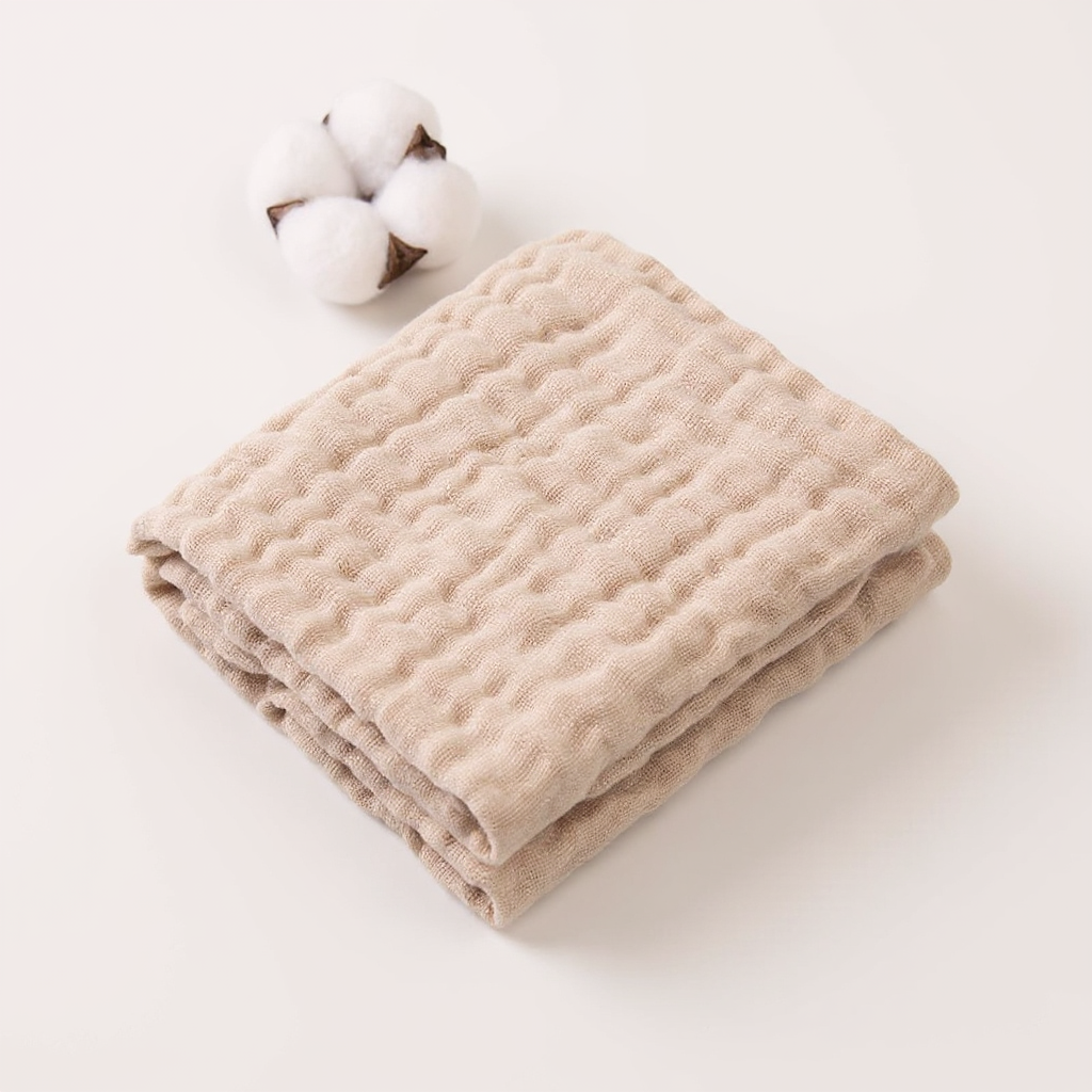 Muslin Cotton Face Towels (6 Pcs)